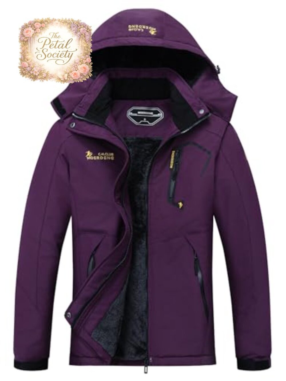 MOERDENG Women's Ski Jacket Waterproof Windproof Winter Coat Snowboard